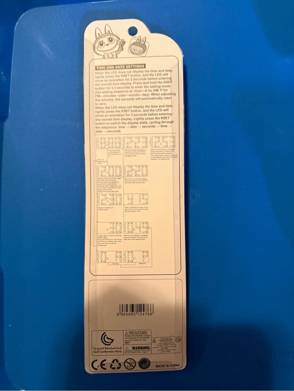Labubu Kids Digital Watch